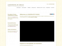 leadershipbymusic.de Webseite Vorschau