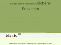 buecherei-erolzheim.de Webseite Vorschau