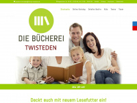 buecherei-twisteden.de Webseite Vorschau