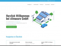 climacure.de Webseite Vorschau