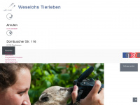 weselohs-tierleben.de Webseite Vorschau