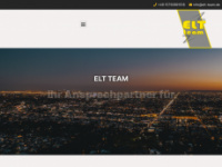 elt-team.de Webseite Vorschau