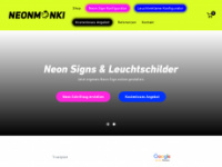 neonmonki.com Webseite Vorschau