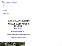 autokauf-solingen.de Webseite Vorschau