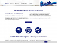 henk-sanitaertechnik.de Webseite Vorschau