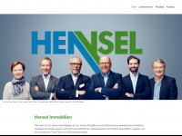 hensel-immobilien.de Webseite Vorschau