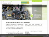 hepp-stricktechnik.de Webseite Vorschau