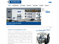 herrigel-cnc.de Webseite Vorschau