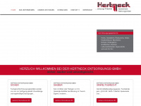 hertneck-entsorgung.de Webseite Vorschau