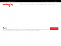 martin.at Webseite Vorschau