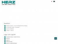 herz-logistik.de Webseite Vorschau