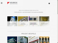 heubeck-architecture.de Webseite Vorschau