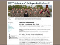 mgv-deilingen.de Webseite Vorschau