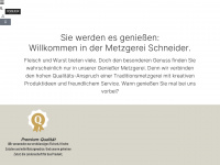 metzgerei-schneider.de Webseite Vorschau
