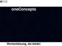 oneconcepts.de Webseite Vorschau