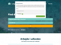 ledigejobiudlandet.dk Webseite Vorschau