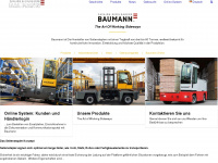 baumann-sideloaders.com Webseite Vorschau