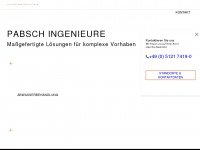 pabsch-ingenieure.de Webseite Vorschau