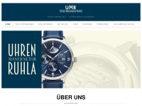 umr-ruhla-uhren.de Webseite Vorschau