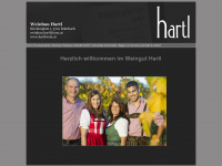 hartlwein.at Webseite Vorschau