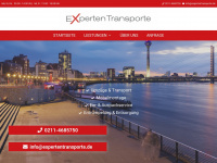 expertentransporte.de Webseite Vorschau