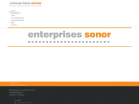 enterprises-sonor.de Webseite Vorschau