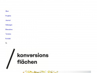 konversionsflaechen.net Webseite Vorschau