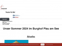 burgfestspiele-plau-am-see.de Webseite Vorschau