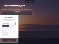 webreservierung.de Webseite Vorschau