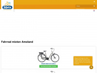 fahrradverleih-ameland.de Webseite Vorschau