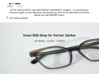 meyewear.de Webseite Vorschau