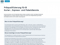 pq-kep.de Webseite Vorschau