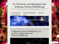 wirksamepartnerruckfuhrung.com Webseite Vorschau