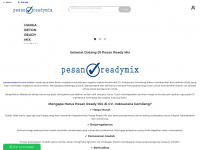 pesanreadymix.com Webseite Vorschau