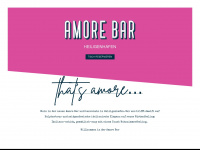 amore-bar.de Webseite Vorschau