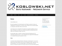 koslowski.net Webseite Vorschau