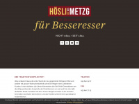 hoesli-metzg.ch Webseite Vorschau