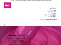 pink-wax.com Webseite Vorschau