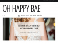 ohhappybae.de Webseite Vorschau