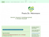 praxis-weinmann.de Webseite Vorschau