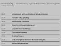 steuerberatung.blog Webseite Vorschau