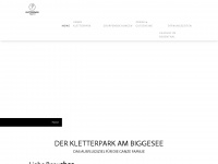 kletterpark-biggesee.de Webseite Vorschau