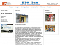 eps-bau.at Webseite Vorschau