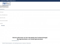 fbt-bau.de Webseite Vorschau