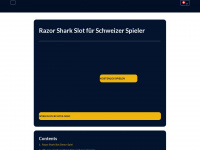 razorshark.ch Webseite Vorschau