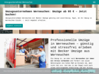 umzug-becker.de Webseite Vorschau