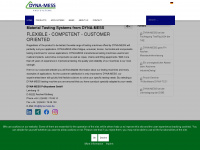 dyna-mess.com Webseite Vorschau