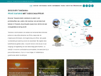 discover-tanzania.nl Webseite Vorschau