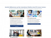 ethcareer.ch Webseite Vorschau