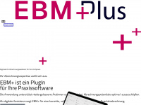 ebm-plus.de Webseite Vorschau